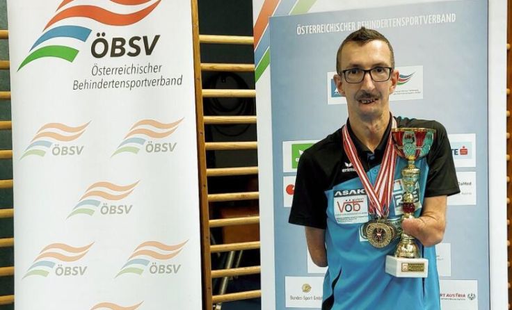 Robert Huber krönte sich erneut zum Staatsmeister im Para-Tischtennis. (Foto: privat)