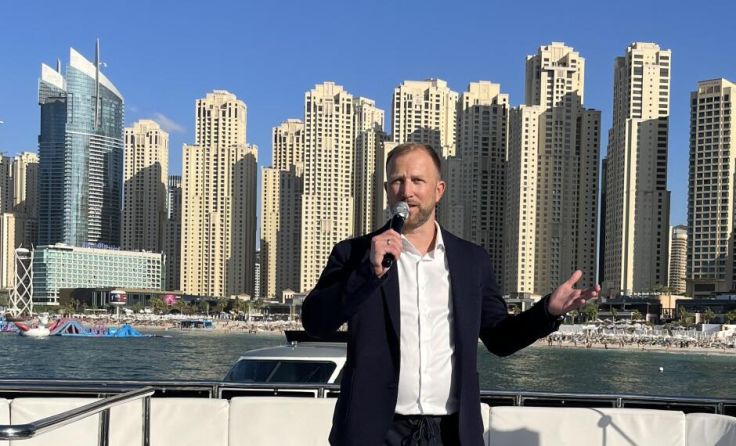 Claus Weberstorfer in Dubai (Foto: Christian Högl)