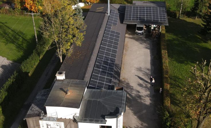 Die 40 kWp PV-Anlage wird weiter zur Energiewende in der Region beitragen. (Foto: KWG)