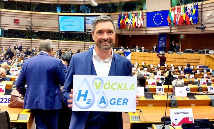 Peter Schobesberger im Plenarsaal in Brüssel (Foto: Peter Schobesberger)