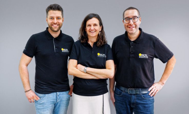 V.l.: Florian Gröstlinger, Sonja Zak, Benjamin Haberl (Foto: BZL)