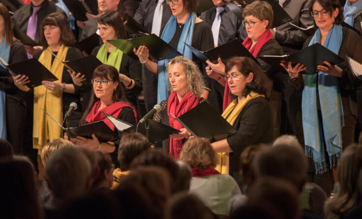 Über 100 Akteure präsentieren Puccinis Meisterwerk der Kirchenmusik. (Foto: Hausruckvoices)