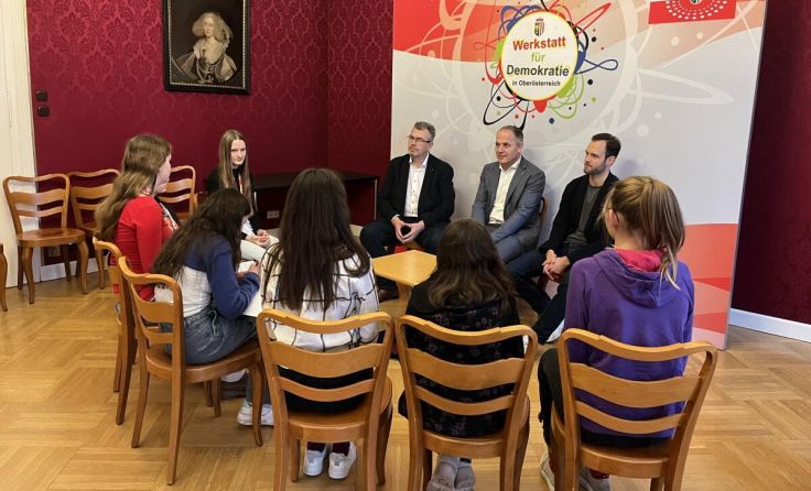 Werkstatt für Demokratie im Linzer Landhaus (Foto: MMS Schwanenstadt)