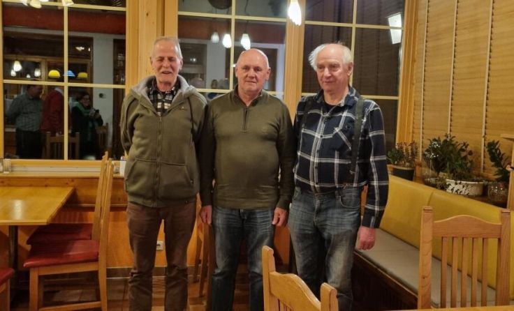 V.l.: Helmut Mairhofer, Ferdiand Roither, Franz Schabelreiter (Foto: Maria Oberschmid)