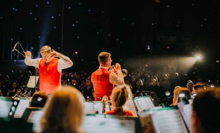 Die Musiker begeisterten das Publikum beim Frühlingskonzert. (Foto: Wolfgang Haidinger-Klein)