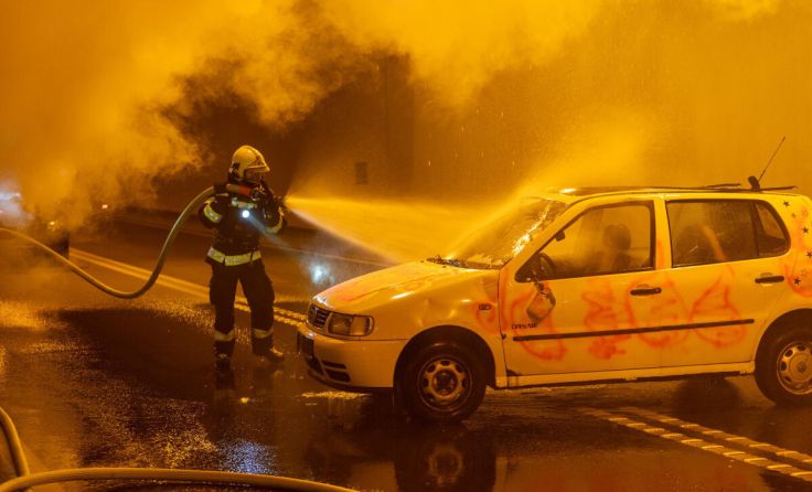 Übung im Tunnel (Foto: August Thalhammer)