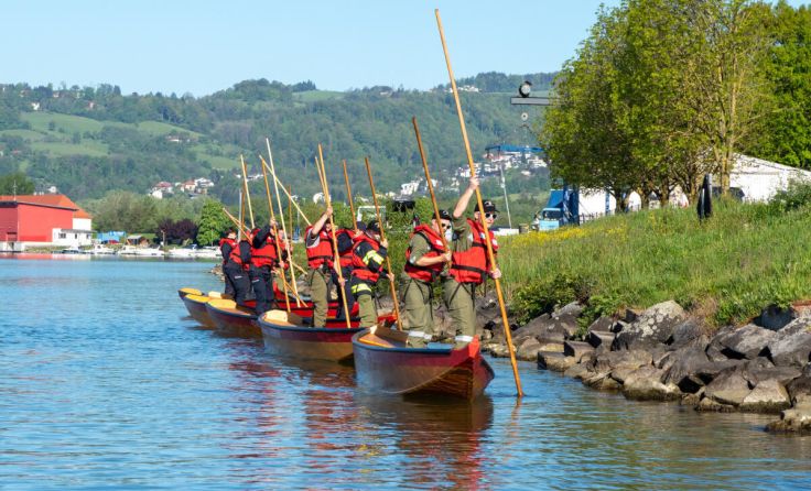 Ausbildung der Zillenfahrer (Foto: August Thalhammer)