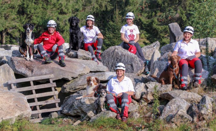 Suchhunde (Foto: AFKDO Mondsee, C. Stoxreiter)