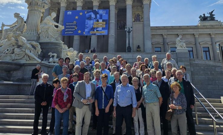 Seniorenbund Ortsgruppe Frankenburg-Redleiten in Wien (Foto: OÖ Seniorenbund)