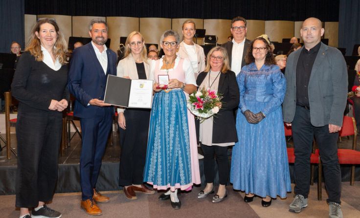 Ehrung von Karin Eidenberger (Foto: Stadtamt Vöcklabruck)