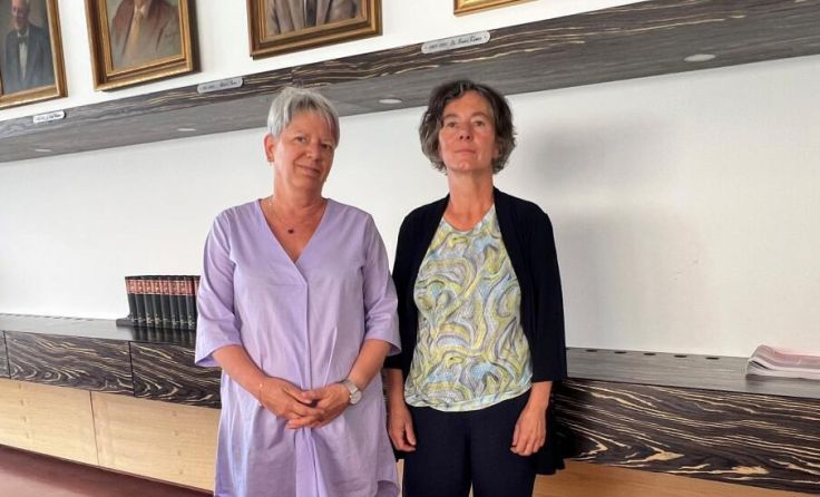 Eri Fraunbaum (stellv. Obfrau) und Michaela Hirsch (Geschäftsführerin) (Foto: Salveter)