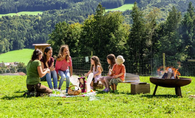 Naturvermittlung im Naturpark (Foto: Naturpark Bauernland)