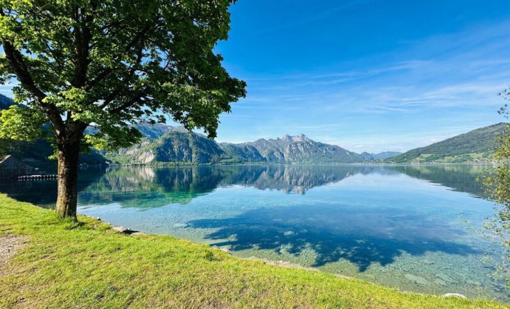 Am Attersee gibt es rund 100 freie Seezugänge. (Foto: Tom Leitner)