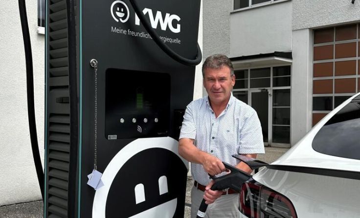 Gratisladung beim KWG Hypercharger in Schwanenstadt abholen. (Foto: KWG)