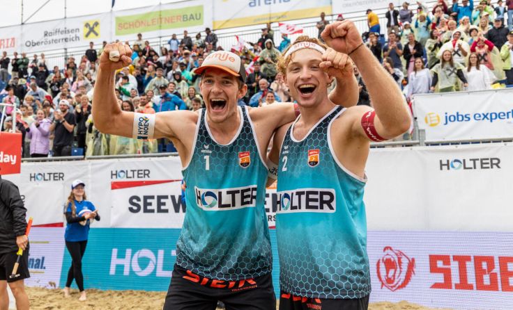 Timo Hammarberg und Tim Berger holten den Sieg. (Foto: PRO Beach Battle/Nepel)