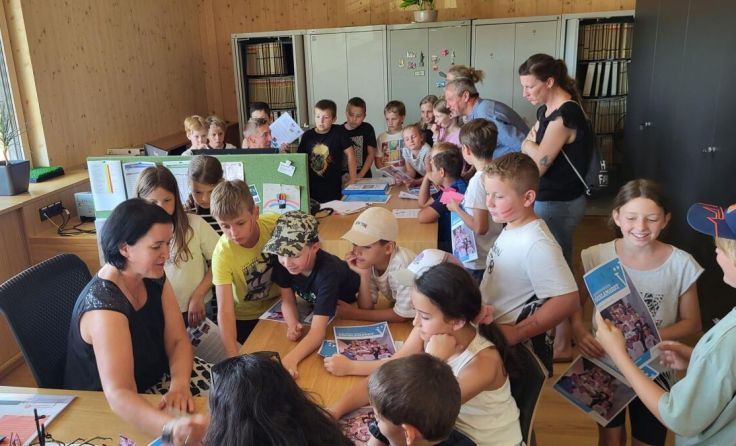 Besuch im Gemeindeamt (Foto: Gemeinde)