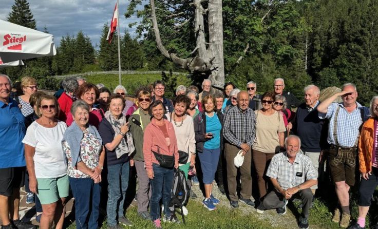 Die Gruppe beim Jägersee (Foto: Seniorenbund)