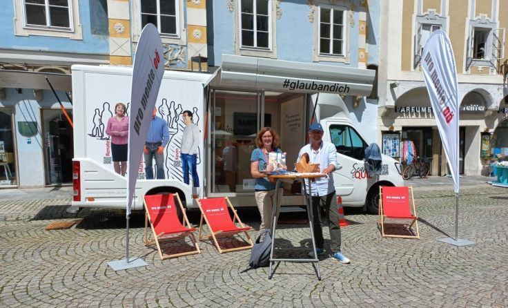 Das #proMobil kommt auch nach Vöcklabruck. (Foto: pro mente OÖ)