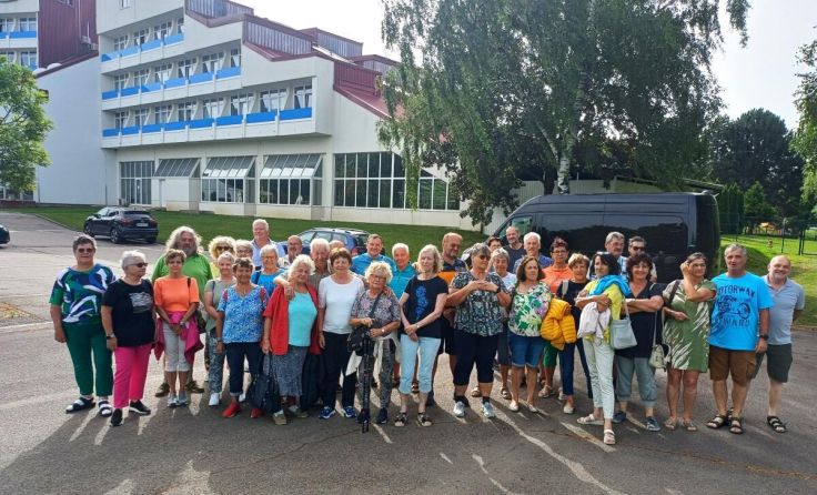 Die Gruppe in Slowenien (Foto: PVÖ Ortsgruppe Vöcklabruck)