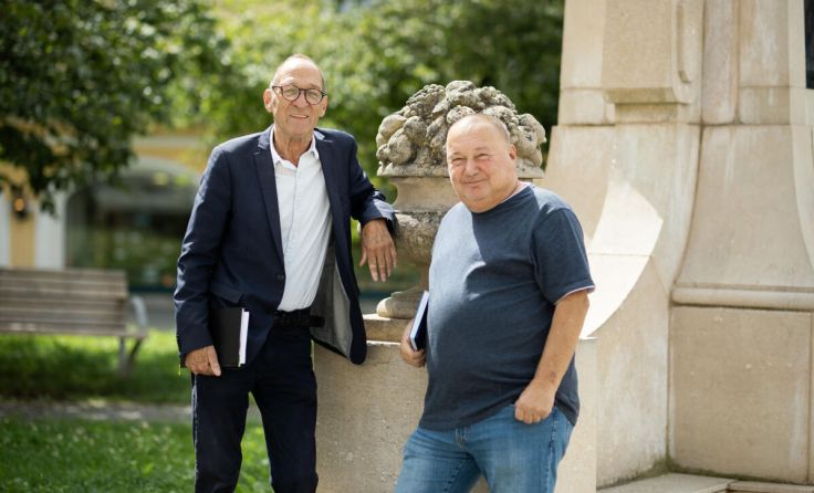 V.l.: Christian Jörgner und Norbert Blaichinger (Foto: Lichtgrün Design & Photo, Linda May)