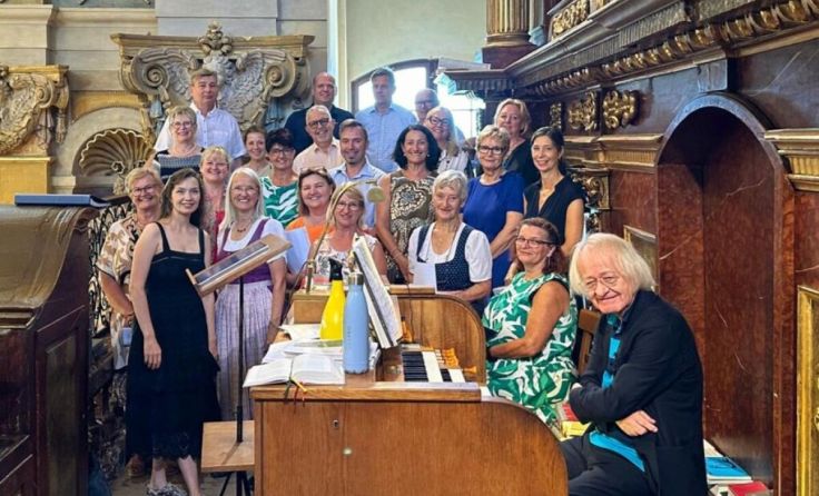 Auftritt zu Maria Himmelfahrt (Foto: Flavia-Chor Lambach)