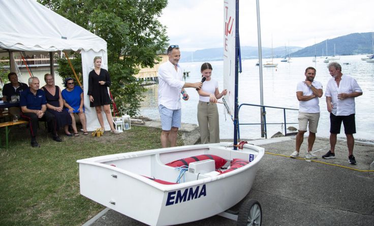 Bootstaufe (Foto: Segelclub YES-Kammer)
