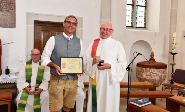 Ehrung für Fritz Klinglmair (Foto: Johann Waldenberger)