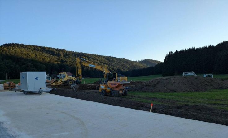 Bauarbeiten in St. Georgen (Foto: Franz Hummer)