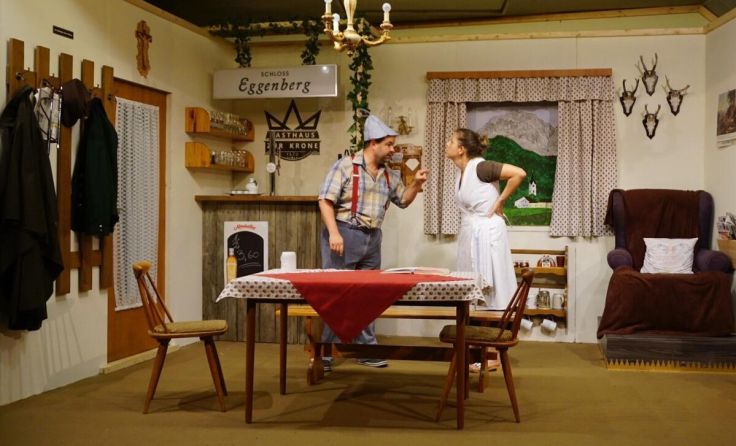 Wolfgang Wampl und Bernadett Hummer (Foto: Theatergruppe Gschwandt)