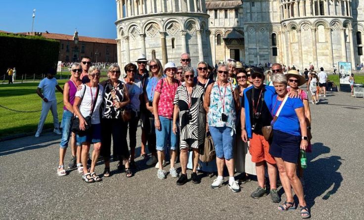 Die Reisegruppe in Pisa (Foto: H.Kapeller)