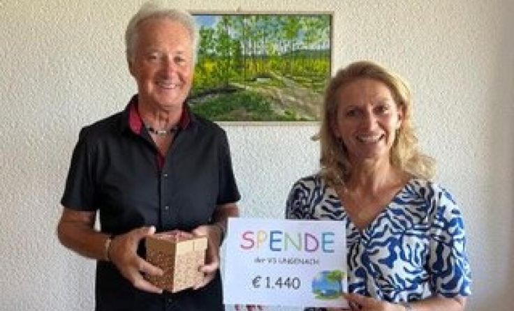 Es kamen 1.440 Euro zusammen. (Foto: VS Ungenach)