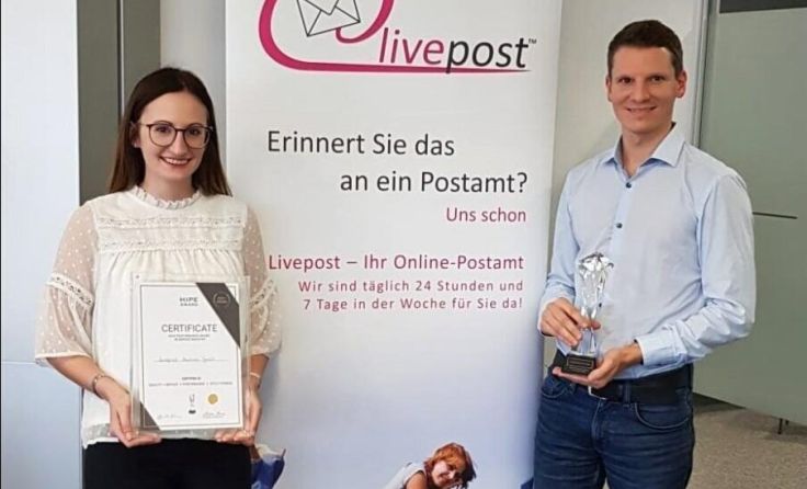 Livepost präsentiert sich als Online-Postamt (Foto: Livepost)