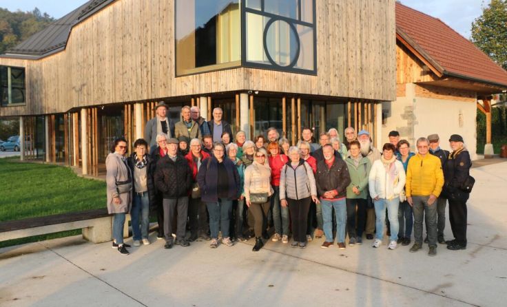 Gruppenfoto in Slowenien (Foto: Pfahlbau am Attersee)