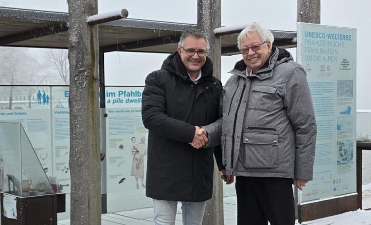 Gerald Egger und Herbert Riesner (Foto: Astrid Mayerhofer, Marktgemeinde Seewalchen am Attersee)