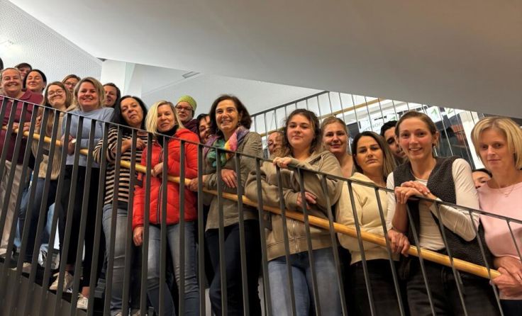 Team des Bezirksalten- und Pflegeheims Frankenmarkt (Foto: SHV Vöcklabruck)