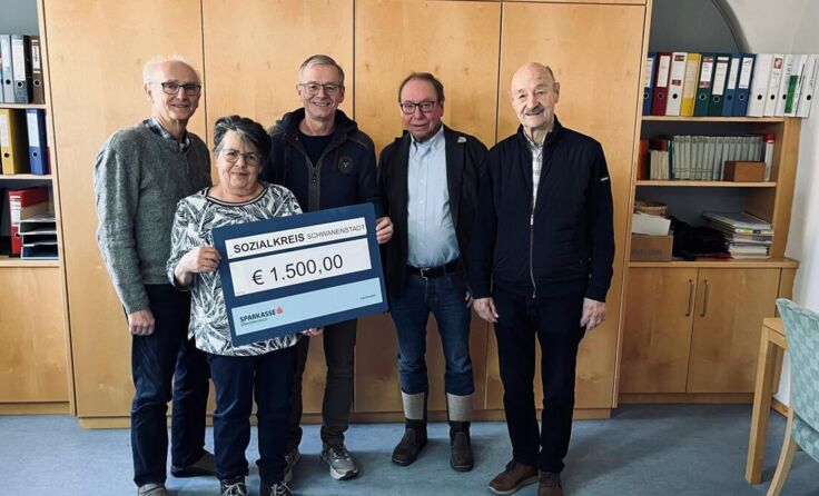 Spendenübergabe (Foto: Hausruckchor)