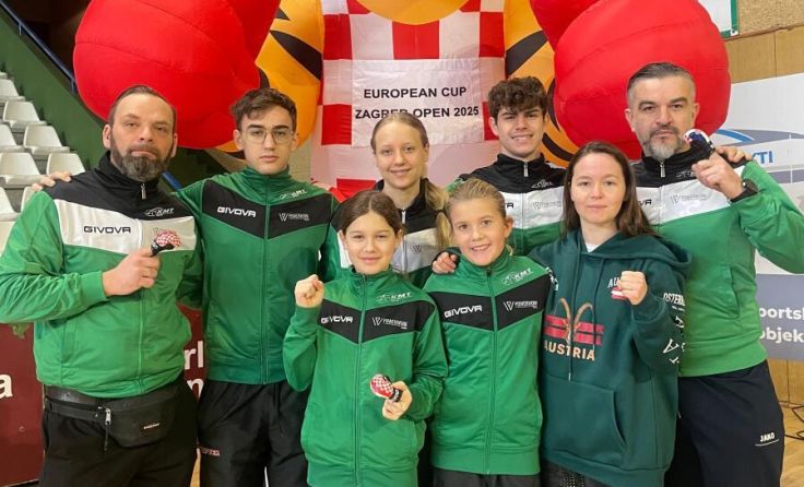 Erfolgreiche Kickboxer (Foto: ATSV Lenzing)