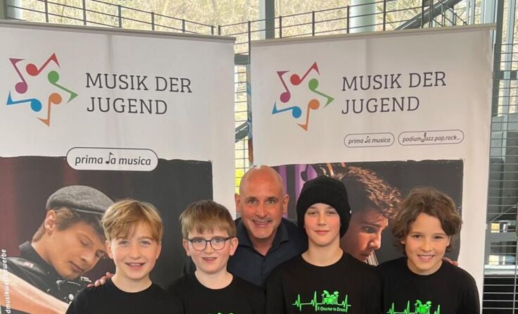 Schlagwerkensemble A Quater to Drum (Foto: LMS Seewalchen)