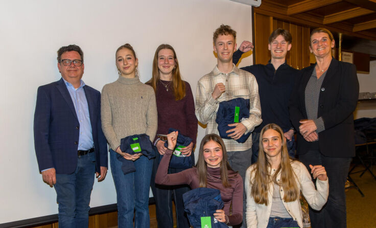 Erfolgreiche Nachwuchs-Leichtathleten des LCAV Jodl Packaging (Foto: Alois Huemer)