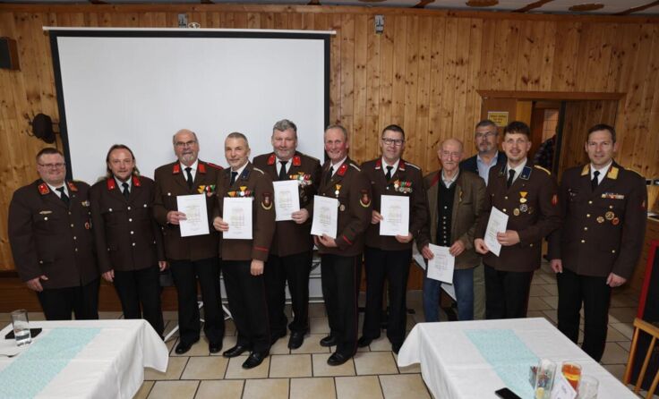 Ehrungen (Foto: FF Ottnang)