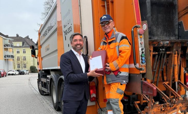 Bgm. Peter Schobesberger und Yurii Shevchenko (Foto: SKV)