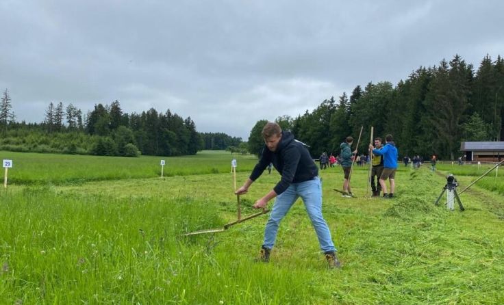 Sensenmähen (Foto: Landjugend Vöcklabruck)