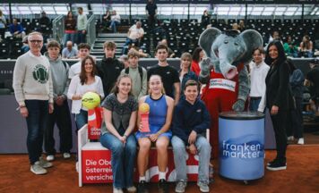 Tennis-Highlight in Linz begeistert Nachwuchsspieler aus Schwanenstadt