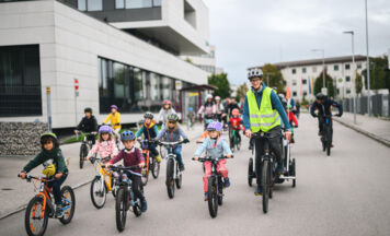 Aktion für sichere Radwege in Vöcklabruck