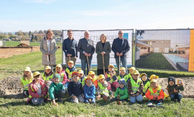 Spatenstich (Foto: Land OÖ / Stinglmayr)