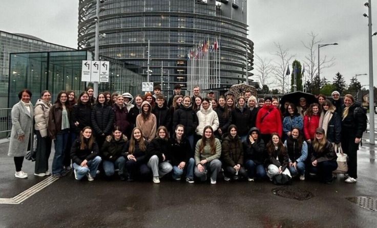 Schüler in Straßburg (Foto: Irene Bader)