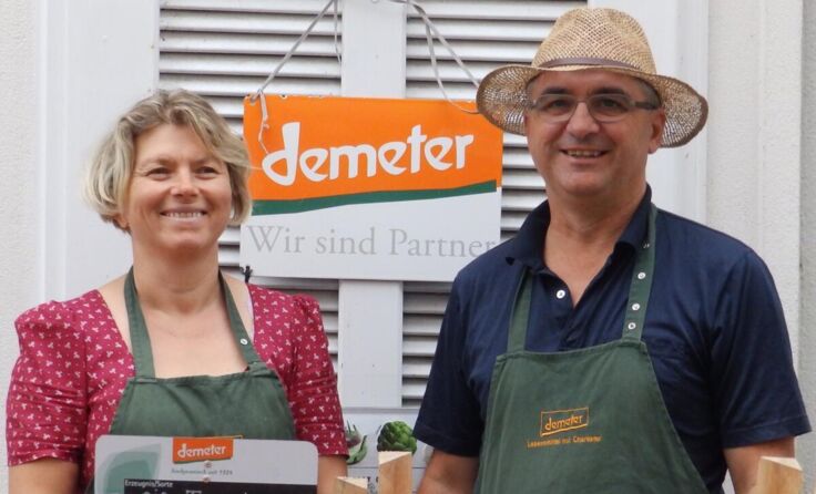 Nadiia und Thomas Schiller (Foto: Solawi demeterGut Adam)