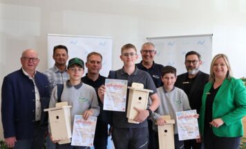 Vöcklabrucker Schüler holt Stockerlplatz bei Holzbewerb