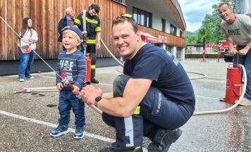 Kinder-Floriani-Feier bei der Feuerwehr Bad Goisern
