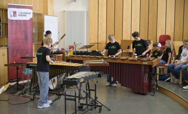 Ensemble A Quarter to a drum (Foto: OÖBV Landesverband)